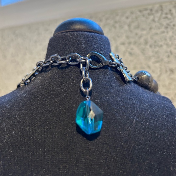 Multi strand silver necklace. Made in Canada 🇨🇦 - Picture 3 of 3